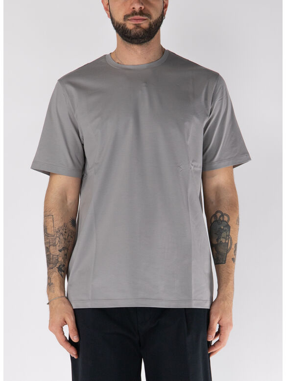T-SHIRT GIROCOLLO, 9408 GRIGIO, medium