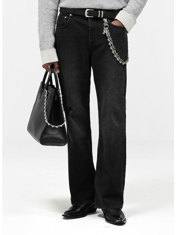 JEANS BOOT CUT, 03 AGED BLACK, large