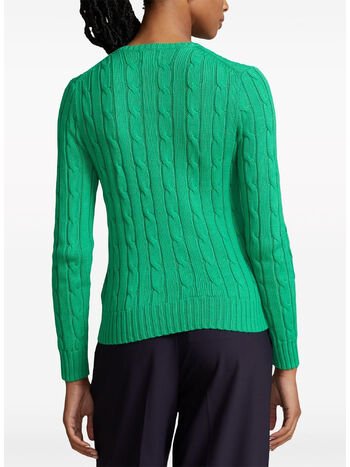 MAGLIONE GIROCOLLO, PREPPY GREEN, small