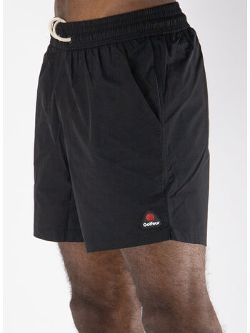 COSTUME BOXER CON PATCH LOGO, 110 NERO/BLACK, small