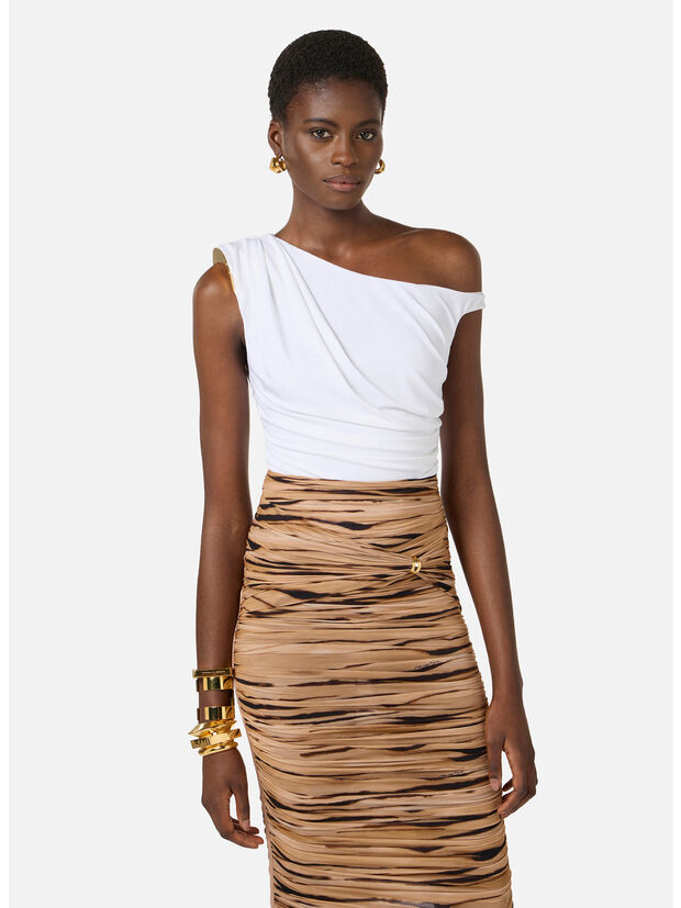 BODY IN JERSEY CON SPALLA GIOIELLO, 360 AVORIO, large