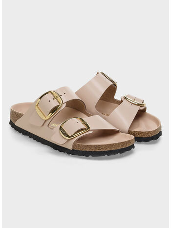 CIABATTA ARIZONA BIG BUCKLE SHINE, BEIGE, small