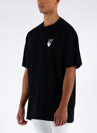 T-SHIRT CARAVAGGIO LUTE S/S OVER TEE, 1084BLACKMULTI, small