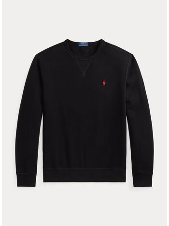 FELPA GIROCOLLO, POLO BLACK, small