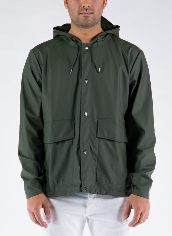 GIUBBOTTO SHORT HOODED, 03GREEN, large