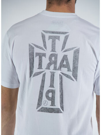 T-SHIRT ART TRIP REVERSE SS TEE, WHT WHITE, small