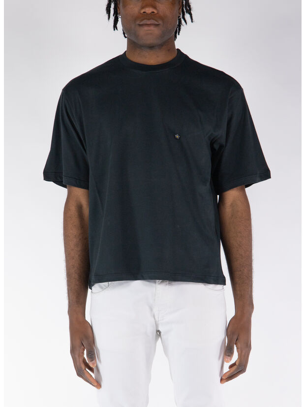 T-SHIRT CON LOGO, 110 BLACK, large