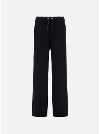 PANTALONE IN TESSUTO, 9300 NERO, small