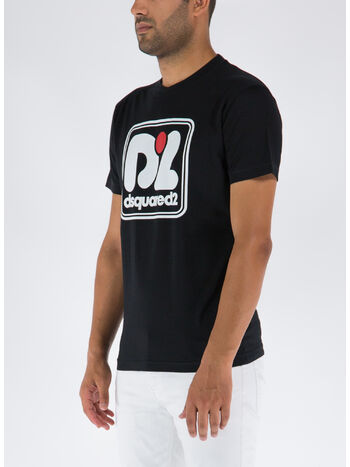 T-SHIRT CON LOGO, 900 BLACK, small