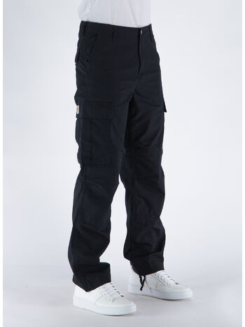 PANTALONE REGULAR CARGO, 8902 BLACK RINSED, small
