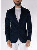 GIACCA MONOPETTO IN PIQUET, 447 NAVY, thumb