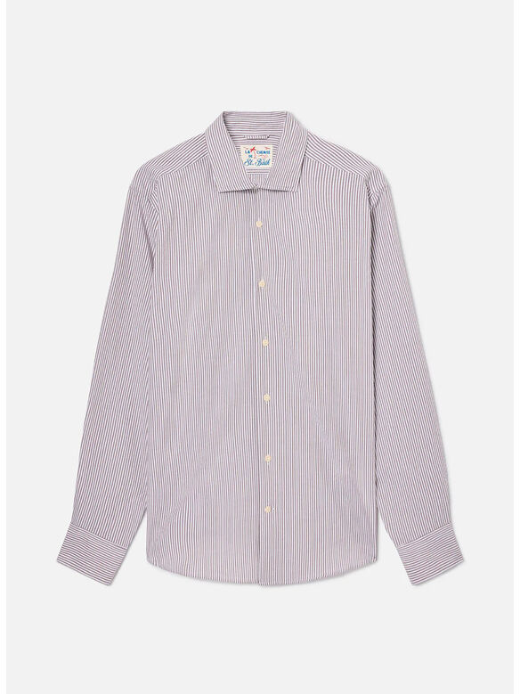 CAMICIA PAMPLONA, 08061L SEERSUCKER STRIPES S 18, medium