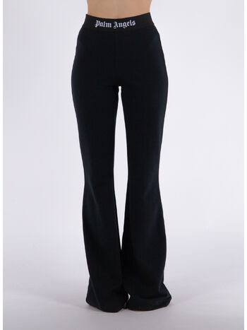 PANTALONE LOGO TAPE FLARE, 1010 BLACK BLACK, small