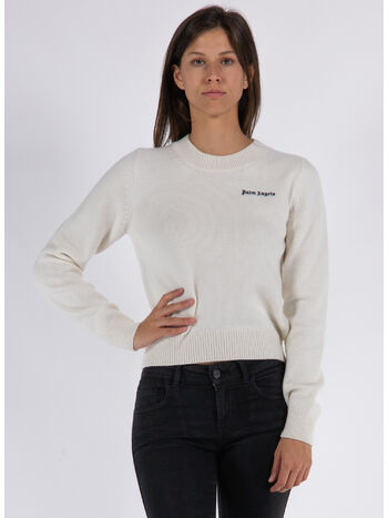 MAGLIONE CLASSIC LOGO, 0410 BUTTER BLACK, small