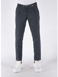 PANTALONE CHINO SLIM, 235 GRIGIO MELANGE SCURO, thumb