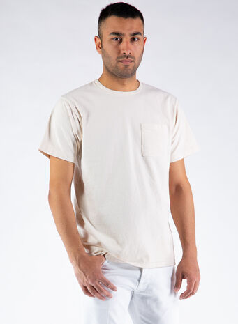 T-SHIRT BASIC, OFF, small