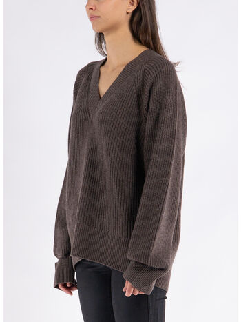 PULLOVER FENNY KNIT, DARK CHOCOLATE, small