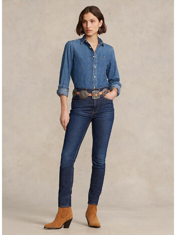 CAMICIA  IN DENIM, MERCED WASH, small