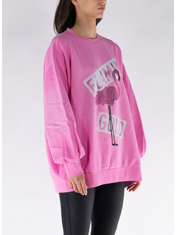 FELPA GIROCOLLO FLAMAZING, 4726 MIAMI PINK, small