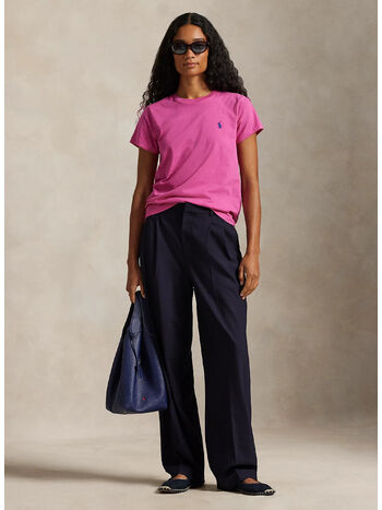 T-SHIRT A GIROCOLLO CLASSIC-FIT, ACCENT PINK, small