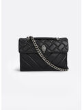 BORSA LEATHER KENSINGTON X BAG, BLACK/COMB, thumb