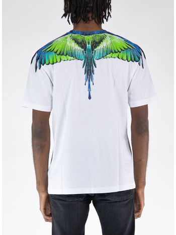 T-SHIRT ICON WINGS BASIC, 0150 WHITE LIGHT GREEN, small