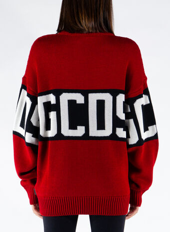 MAGLIONE LOGO, RED, small