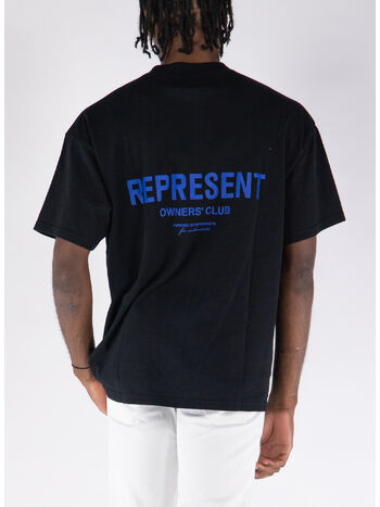 T-SHIRT REPRESENT OWNERS CLUB, 330 BLACK/COBALT, small