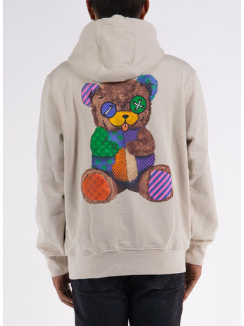 FELPA CON CAPPUCCIO BEAR WITH ME, BW009 TURTLEDOVE, small