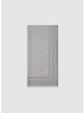 PASHMINA IN JACQUARD LUREX CON LOGO, CG8 STEEL, thumb