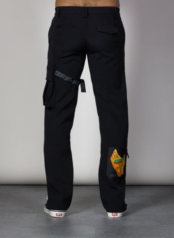 PANTALONE FORMAL CARGO, BLACK, small