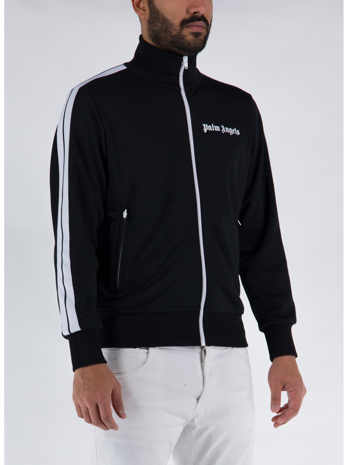 【関税&送料込】Palm Angels Felpa Sportiva Con Logo FELPA SPORTIVA CON LOGO Palm Angels(パームエンジェルス