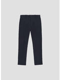 PANTALONE CHINO FLEECE, 851 BLU NOTTE, thumb