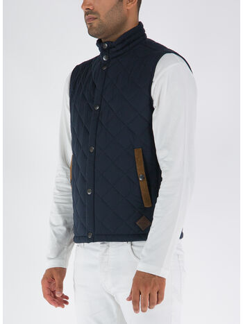 GILET IMBOTTITO PHILIPPE, C336 NAVY BLAZER, small