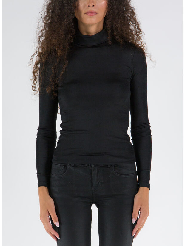 T-SHIRT MANICHE LUNGHE, 0002 NERO, large