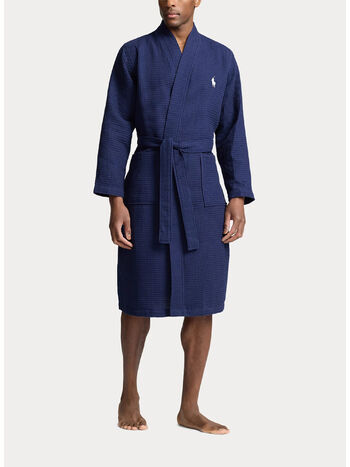 VESTAGLIA IN PIQUÉ, 001 CRUISE NAVY, small