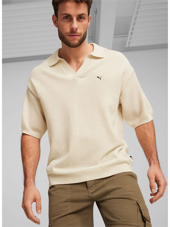 POLO IN MAGLIA NOSTALGIA, 87 ALPINE SNOW, medium