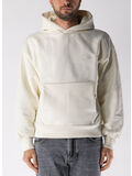 FELPA HOODIE CLASSIC EMBROIDERY LOGO BOXY, CRE CREAM, thumb