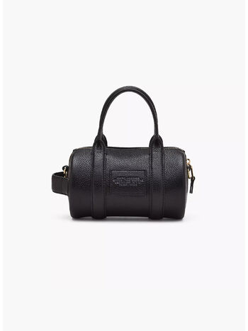 BORSA THE LEATHER MINI DUFFLE, 001 BLACK, small