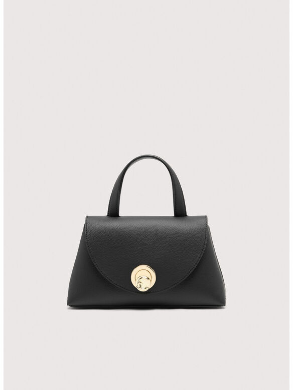 BORSA NIKLA SMALL, 613 NOIR/COGNAC, medium