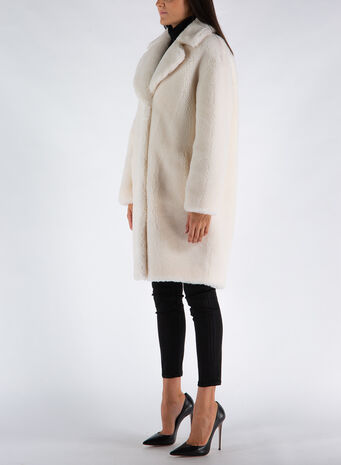 CAPPOTTO CAMILLE COCOON COAT, 90000WHITE, small
