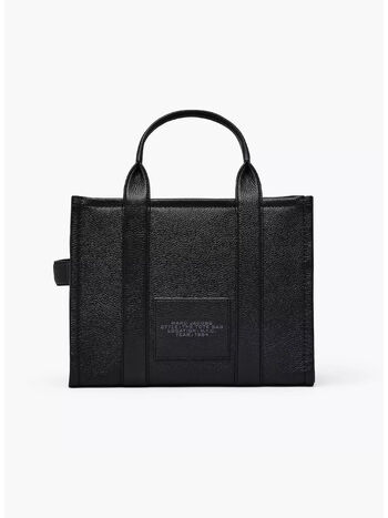 BORSA THE LEATHER MEDIUM TOTE, 001 BLACK, small