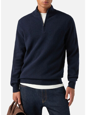 MAGLIONE JERMYN, 00044M 62 NIGHT BLUE, small