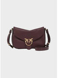 BORSA LOVE SATCHEL MINI VITELLO, W34Q BORGOGNA-ANTIQUE GOLD, thumb