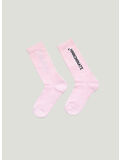 CALZINI CON LOGO, ROSA, thumb