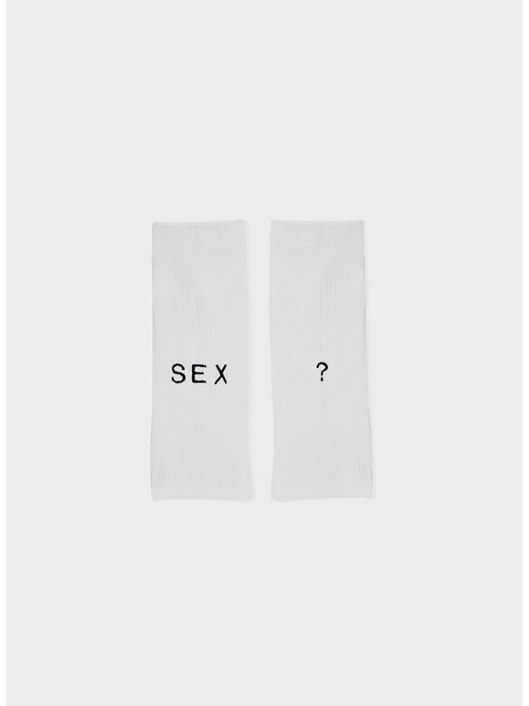 CALZINO SEX, WHITE, medium
