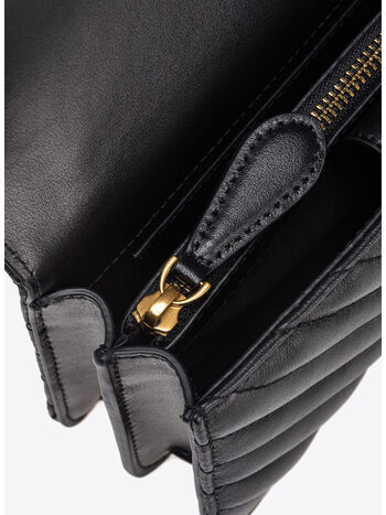 BORSA LOVE ONE MINI, Z99Q NERO-ANTIQUE GOLD, small