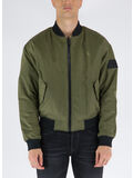 Giacca Bomber Double-face Taglio Relaxed, LB6 BURNT OLIVE/BLACK, thumb