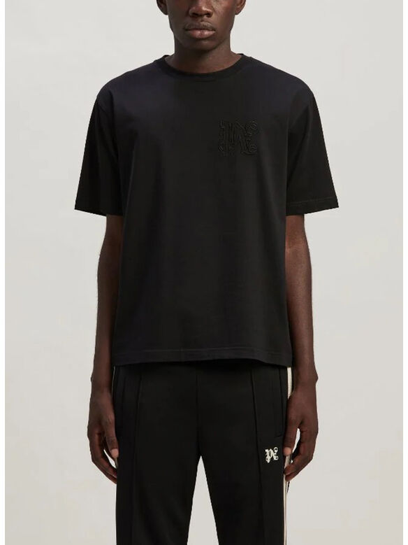 T-SHIRT MONOGRAM, 1010 BLACK BLACK, medium