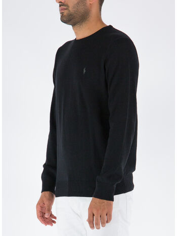 MAGLIONE GIROCOLLO, POLO BLACK, small